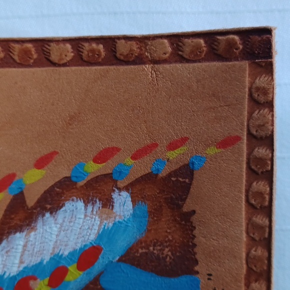 Vintage 1940s  Leather Bound Native American Autograph Banff Souvenir Book - Picture 4 of 12